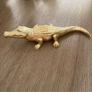 Gold Reptile Figurine